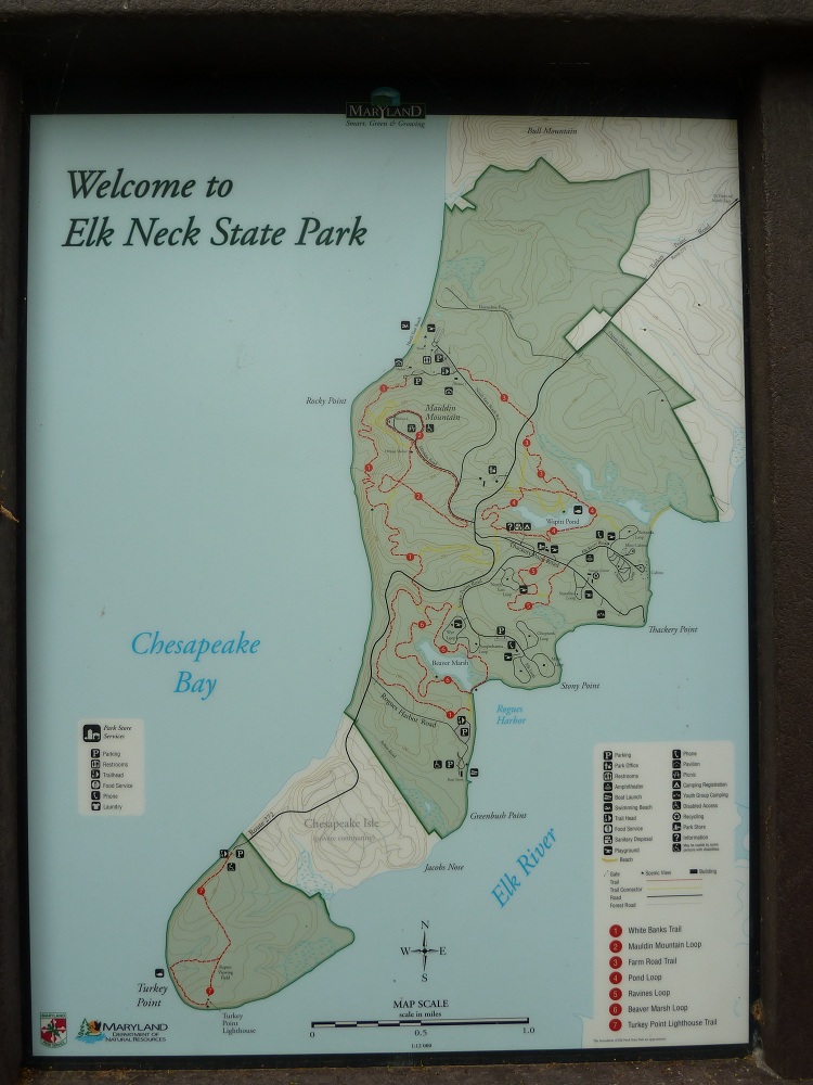 Elk Neck State Park Map Turkey Point - Elk Neck State Park Md - 006